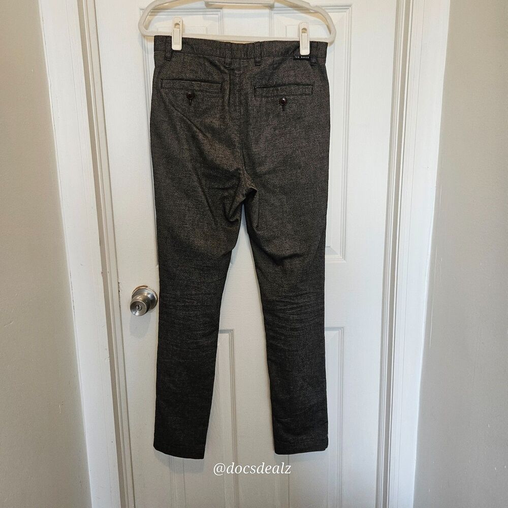 Ted Baker Pants Dark Gray Men's 30R - Picture 2 of 5